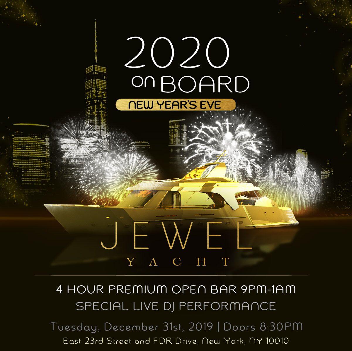 Jewel Yacht’s Nw Year's Eve Party