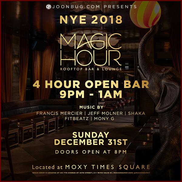 Magic Hour @ Moxy Hotel Times Square