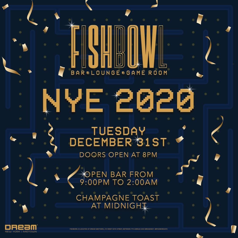 Dream Hotel Midtown's Fishbowl New Year's Eve Party