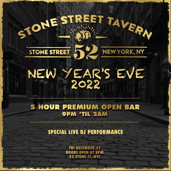 Stone Street Tavern New Year's Eve Party