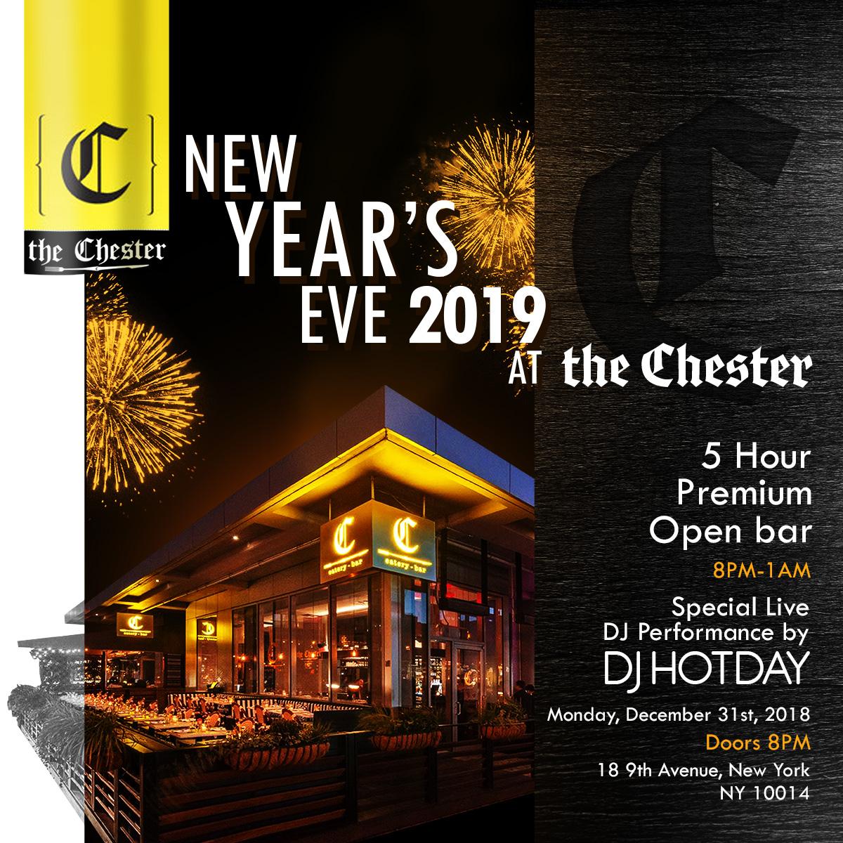 The Chester at The Gansevoort Meatpacking NYE Party