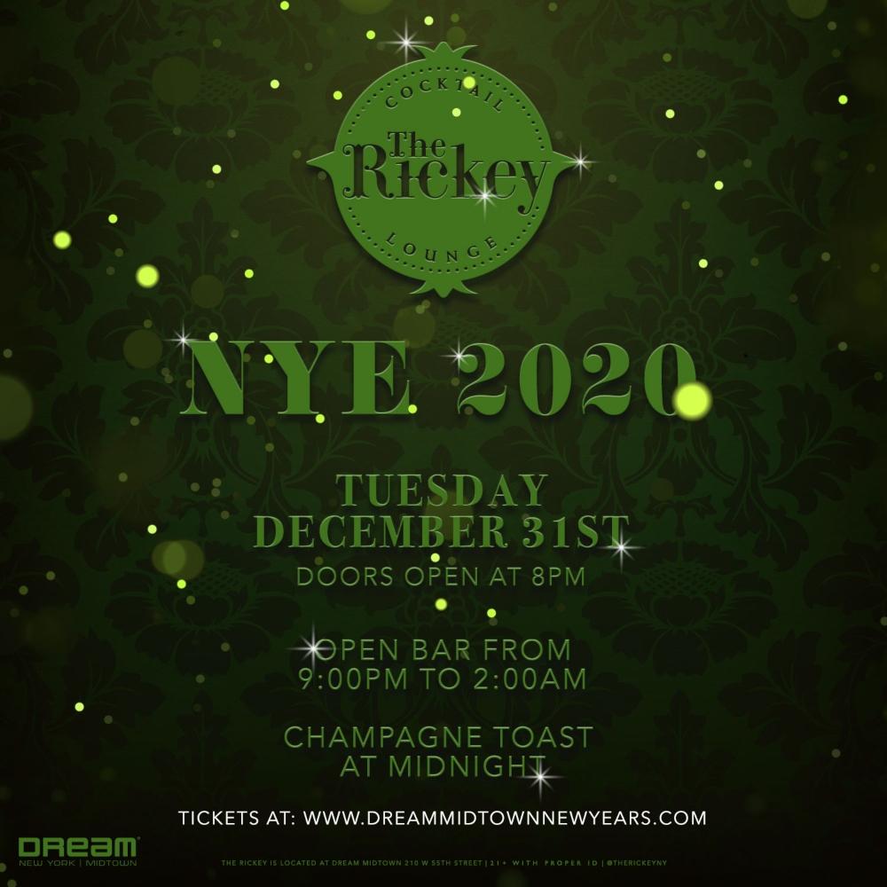 Dream Hotel Midtown The Rickey New Year's Eve Party