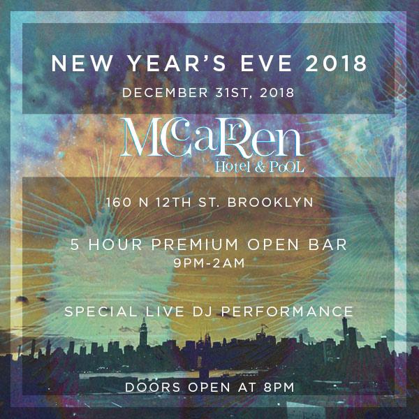 McCarren Hotel Rooftop NYE Party