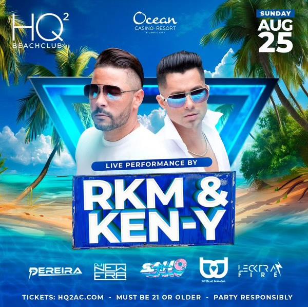 HQ2 Beachclub Ocean Casino Pool Party