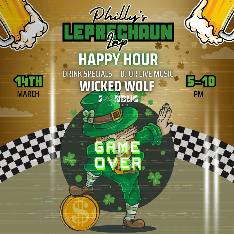 St Patrick's Happy Hour Party 3-14